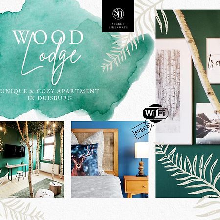 Secret Hideaways Wood Lodge Mit Kinderzimmer Messe L City L Flughafen L Hbf Duisburg Luaran gambar