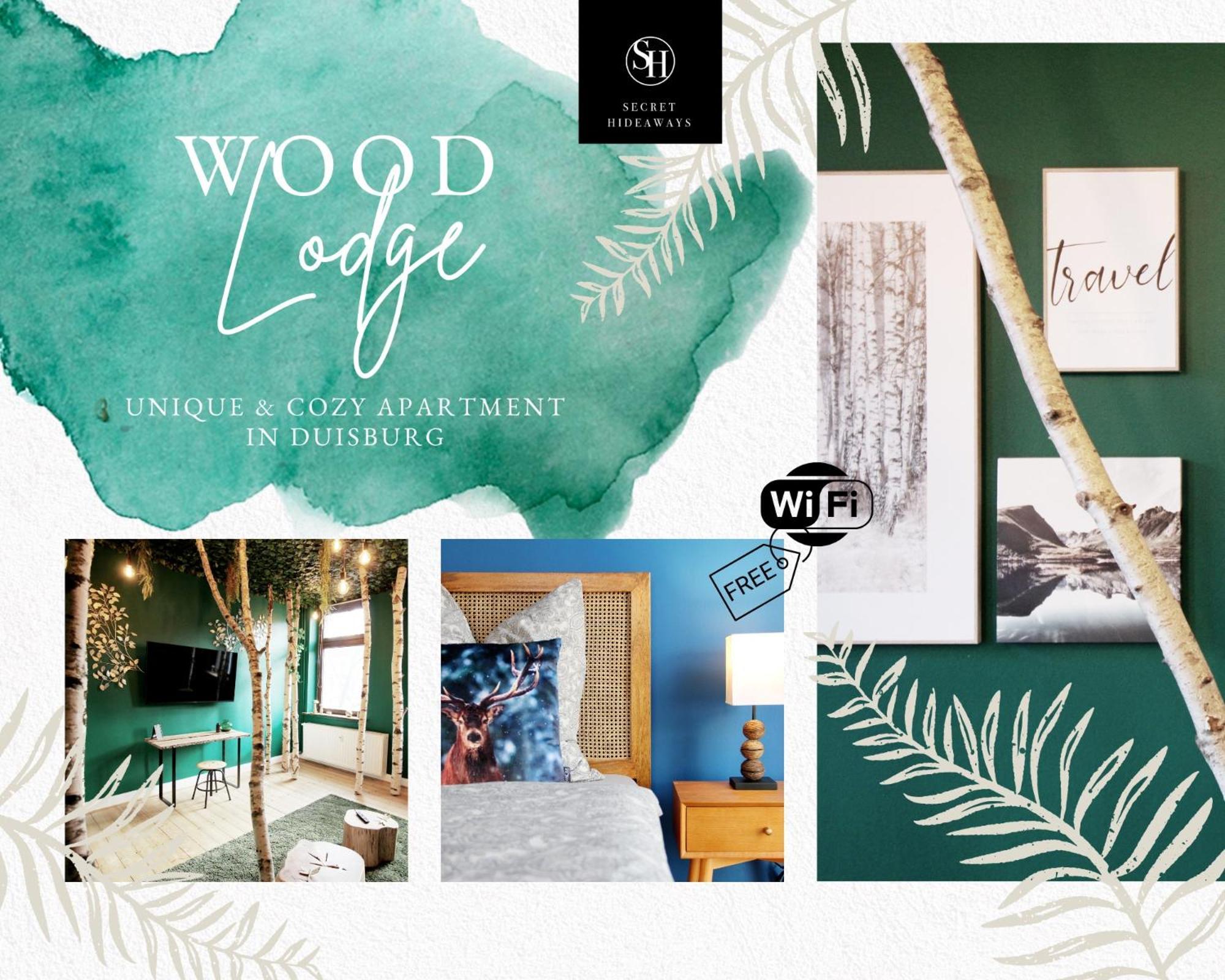 Secret Hideaways Wood Lodge Mit Kinderzimmer Messe L City L Flughafen L Hbf Duisburg Luaran gambar